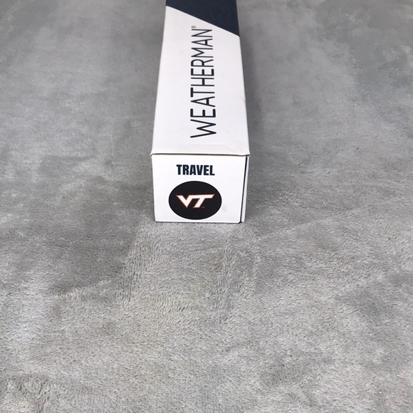 Weatherman Travel Umbrella Virginia Tech Hokies New - Picture 3 of 3